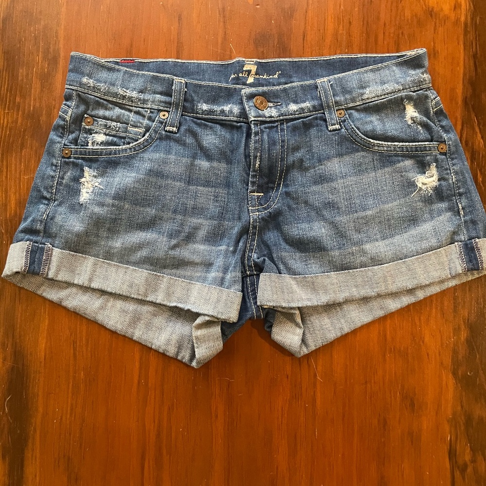 7 for all mankind Jean shorts